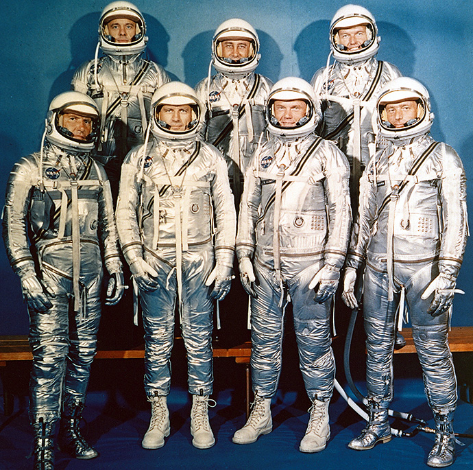 Astronautas Estadounidenses que participaron en el proyecto Mercury