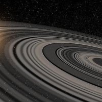 Un planeta con anillos gigantes fuera del S. solar